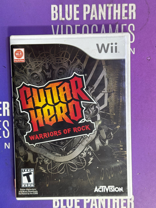 Guitar hero - wii