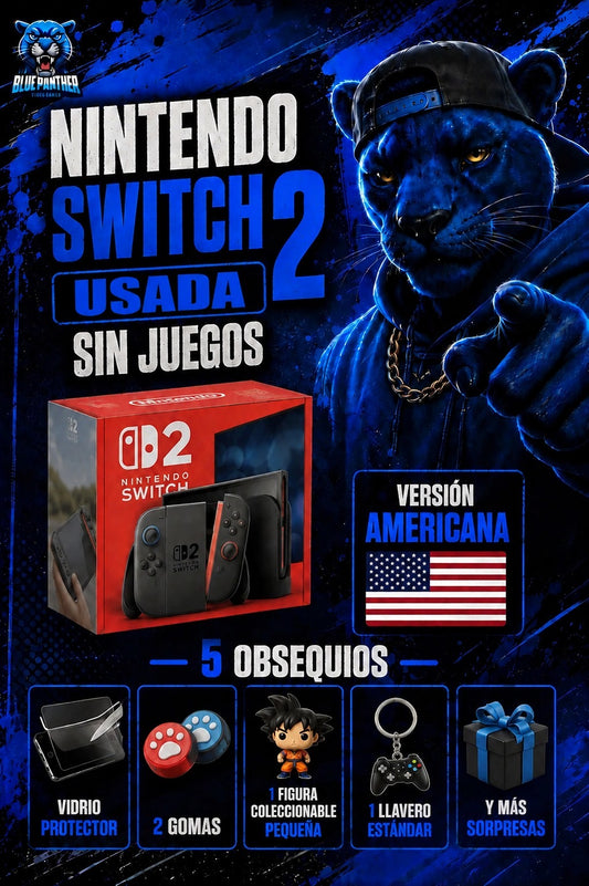 Nintendo Switch 2 Usada – Versión Americana 🇺🇸 SIN Juegos + 5 Obsequios