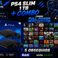 PlayStation 4 Slim 1 TB con combo 40 juegos y 5 obsequios