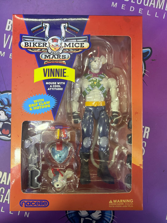 Figura Vinnie Motoratones de Marte – Biker Mice From Mars
