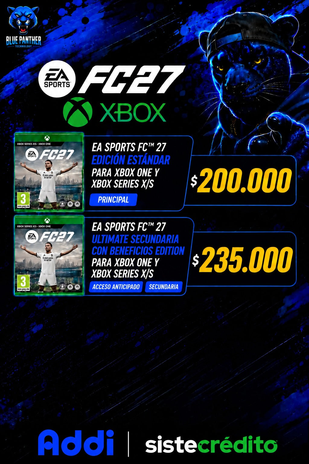 EA SPORTS FC 27 – XBOX ( Desde 200.000 )