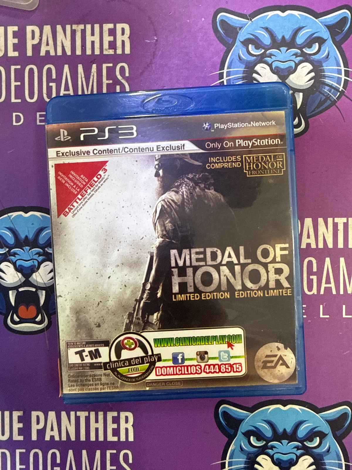 Medal Of Honor Caja Blueray ps3