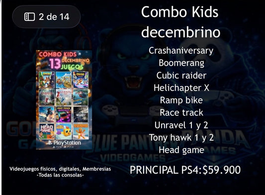 🎮 Combos Juegos Digitales PS4