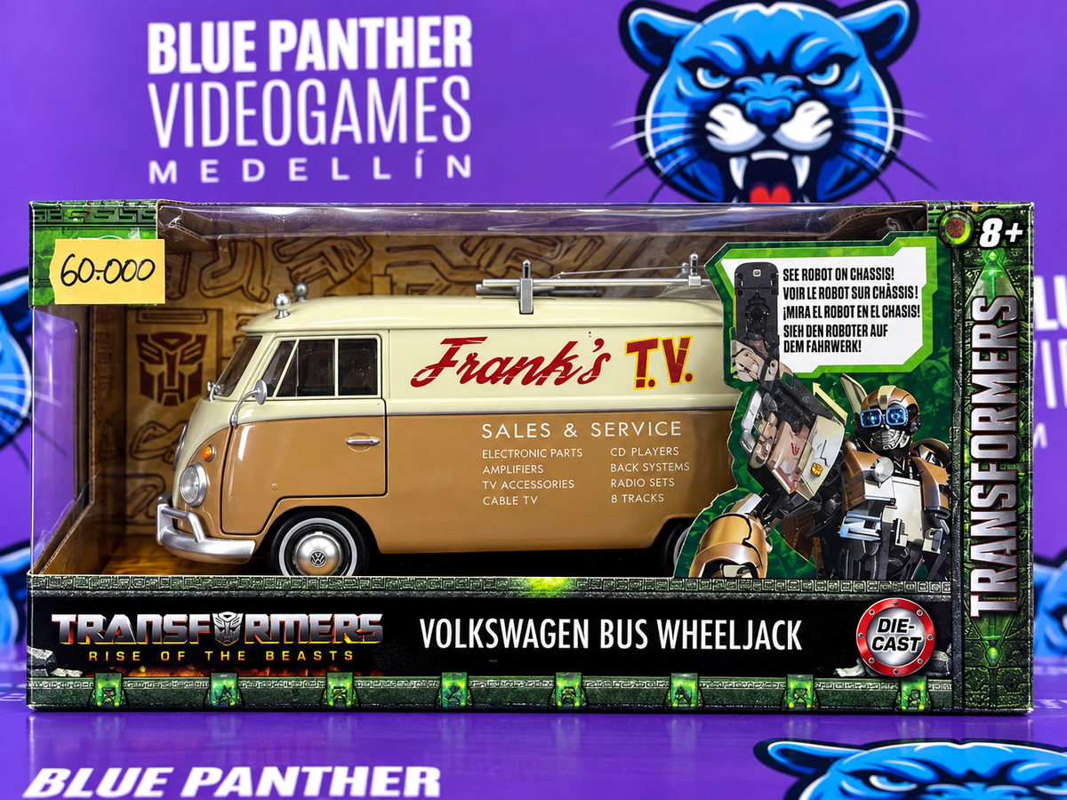 Transformers Volkswagen Bus Wheeljack | Modelo Die-Cast a Escala 1/32
