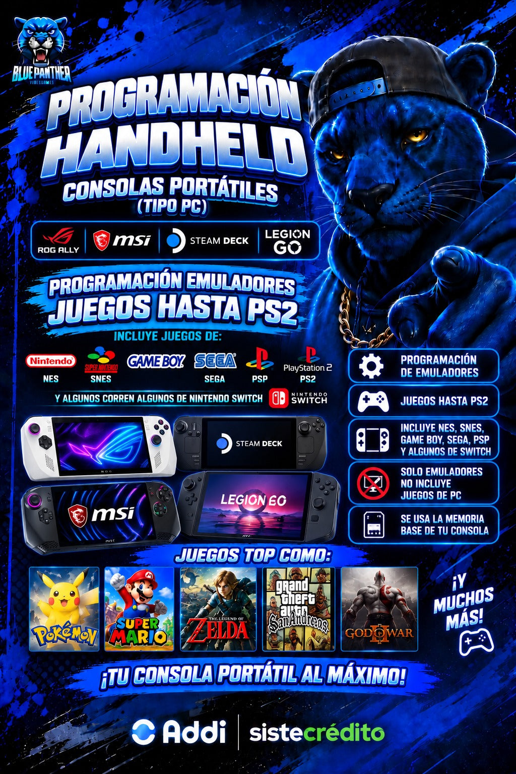Programación Handheld – Emuladores y Juegos hasta PS2 para Consolas Portátiles como ROG Ally, MSI Claw, Steam Deck y Lenovo Legion Go