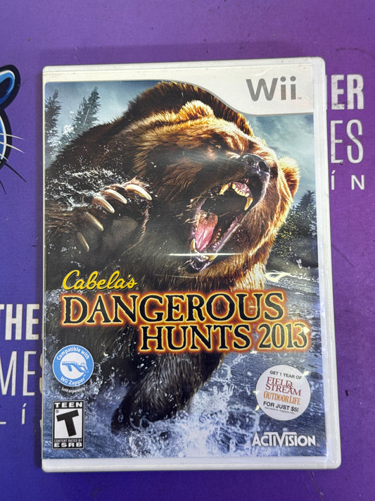 Cabelas dangerous hunts 2013 - wii