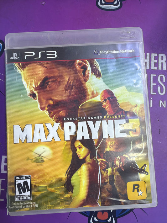 Max Payne 3 - PS3