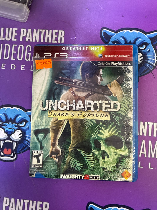Uncharted Drake’s Fortune Ps3 caja blueray