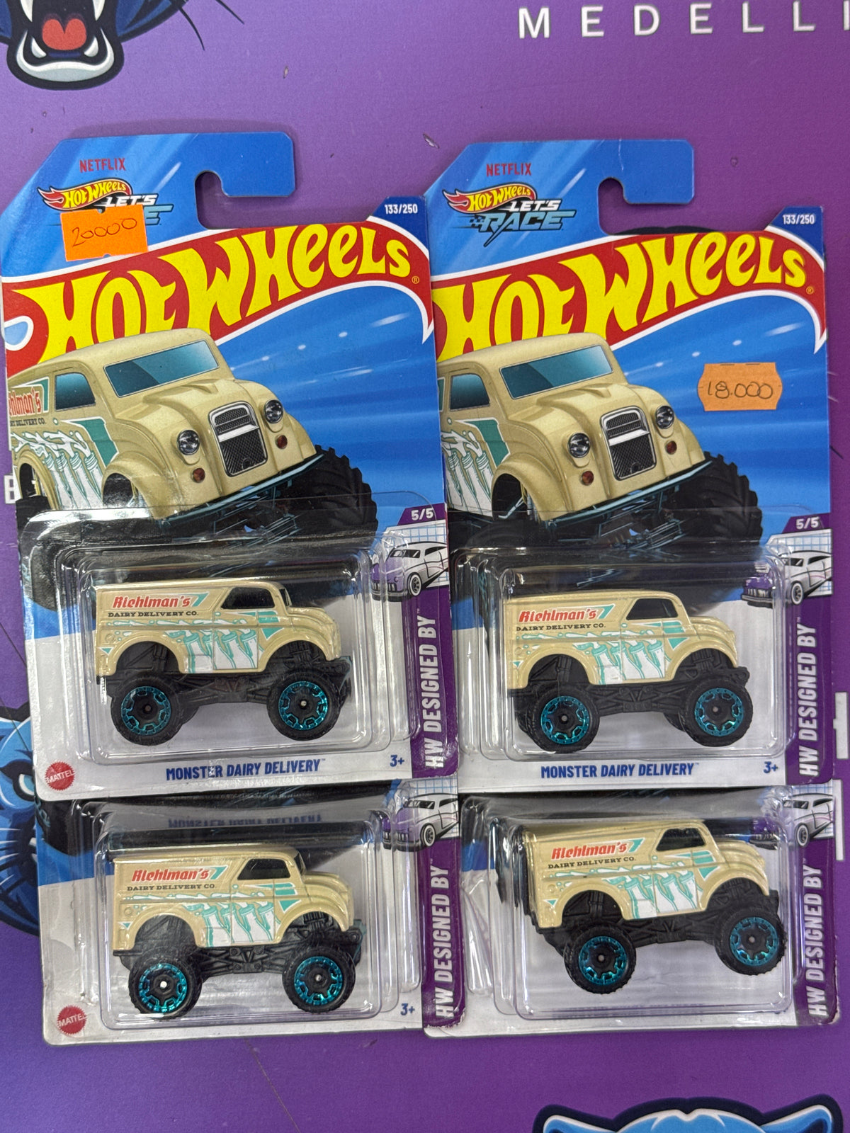 Monster - hotwheels