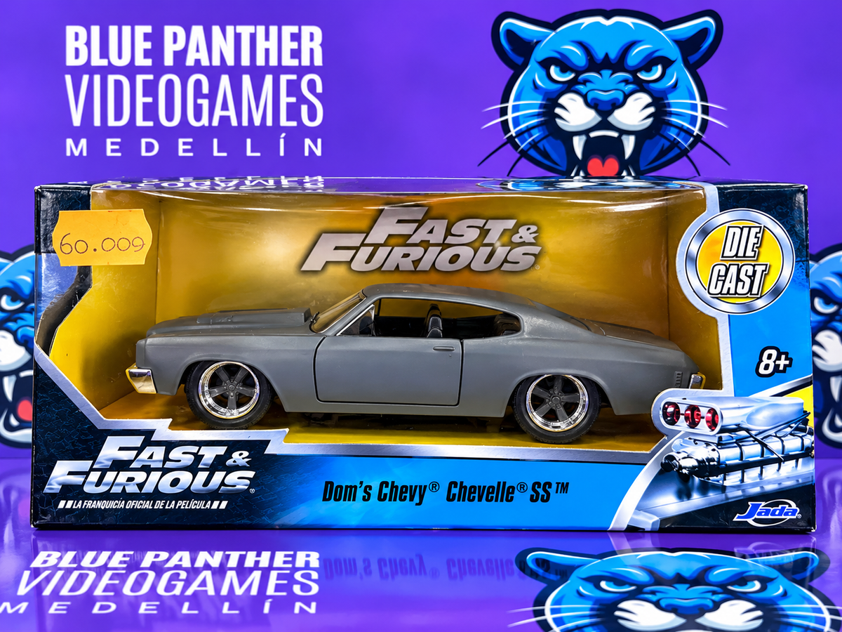 Fast & Furious Dom’s Chevy Chevelle SS | Modelo Die-Cast Jada Toys escala 1/32