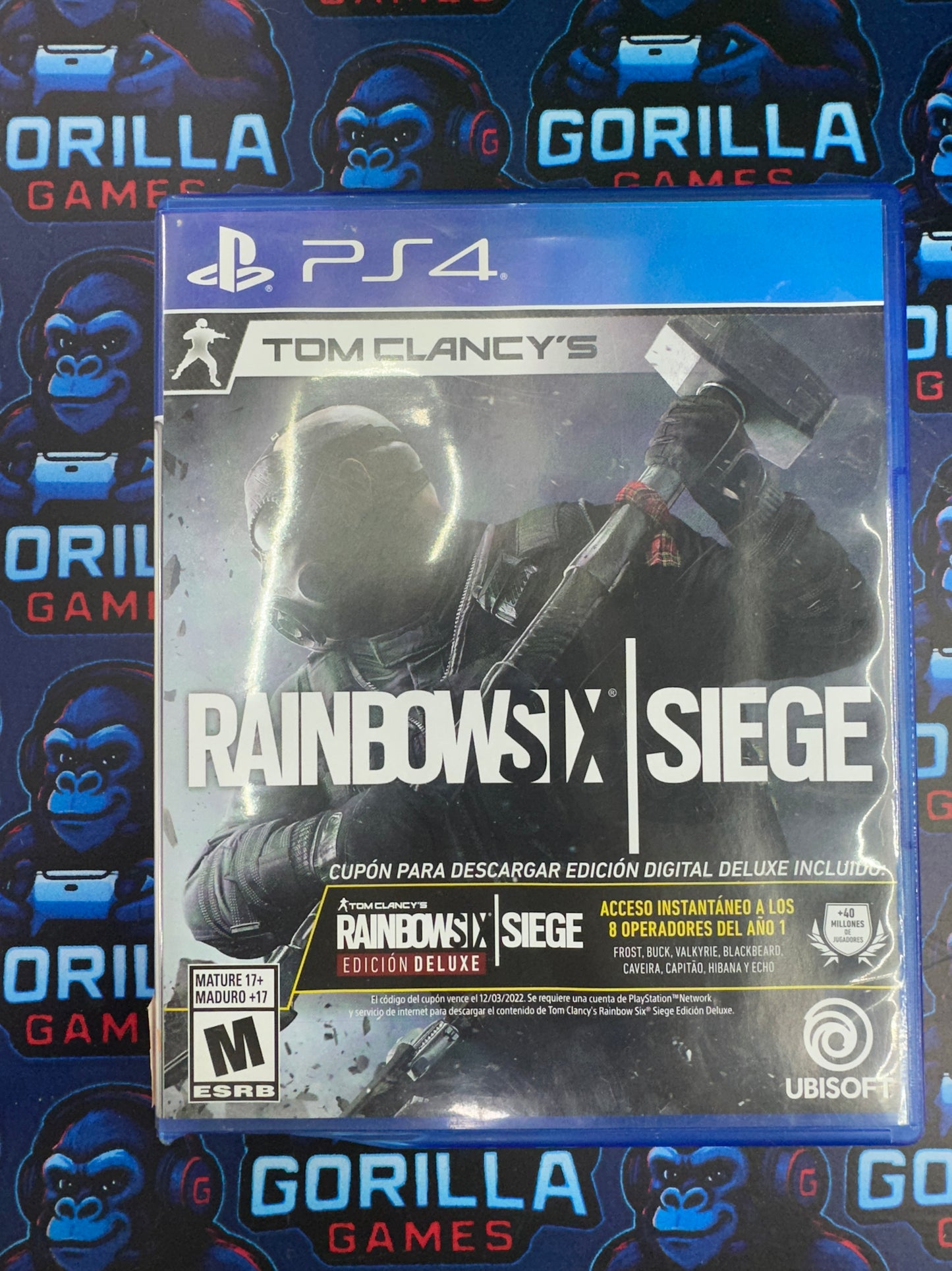 Rainbow six siege caja maltratada usada
