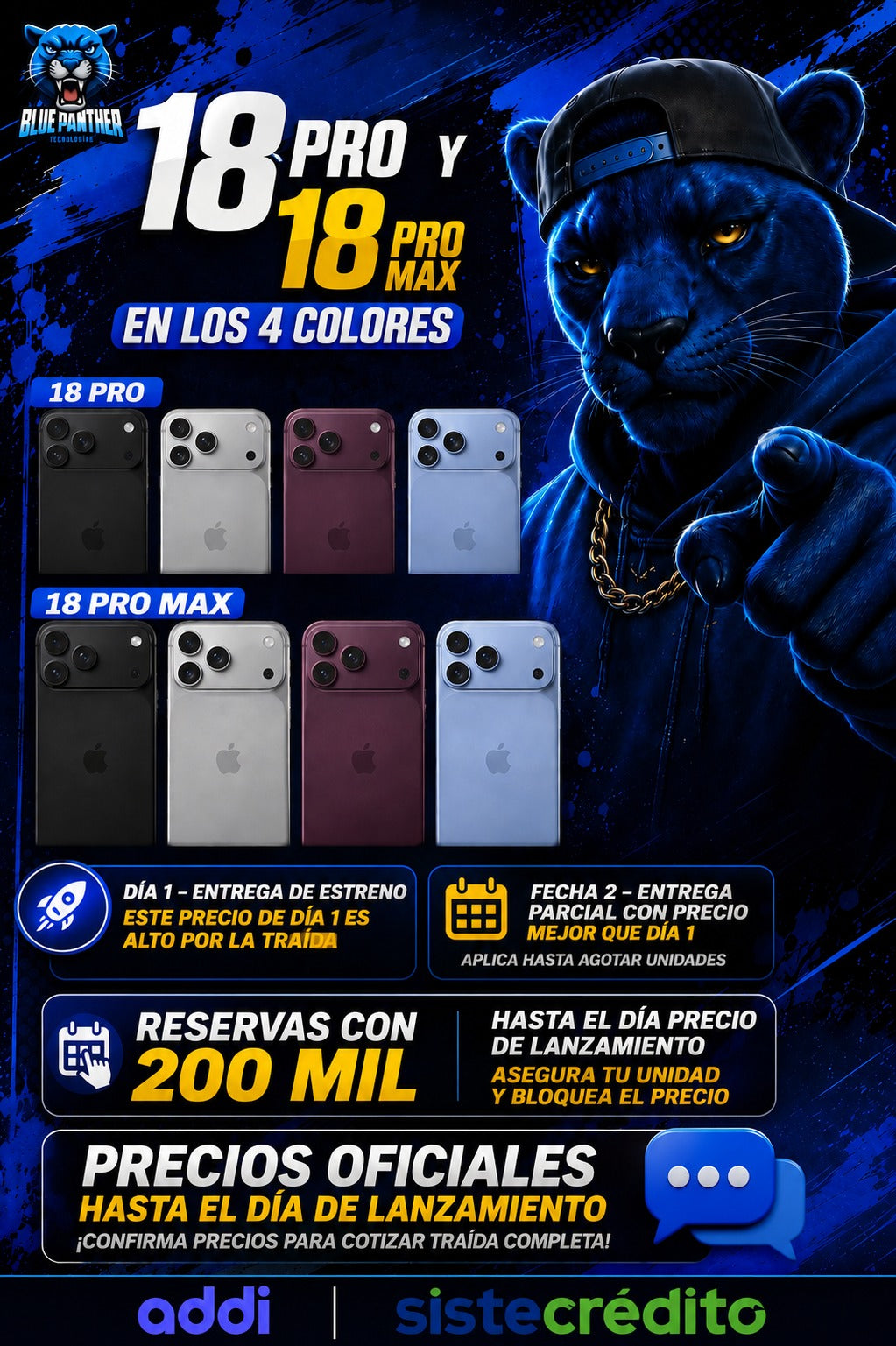 iPhone 18 pro y 18 Pro Max Nuevo - Reserva tu unidad