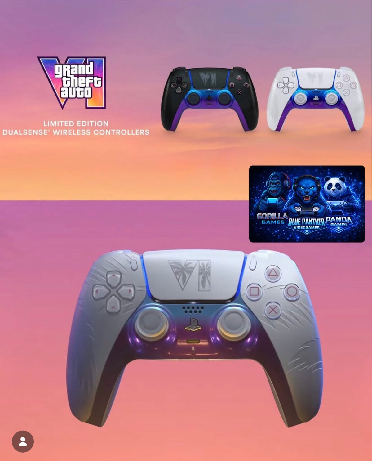 Control DualSense Edición Limitada GTA VI – Reserva con 20.000
