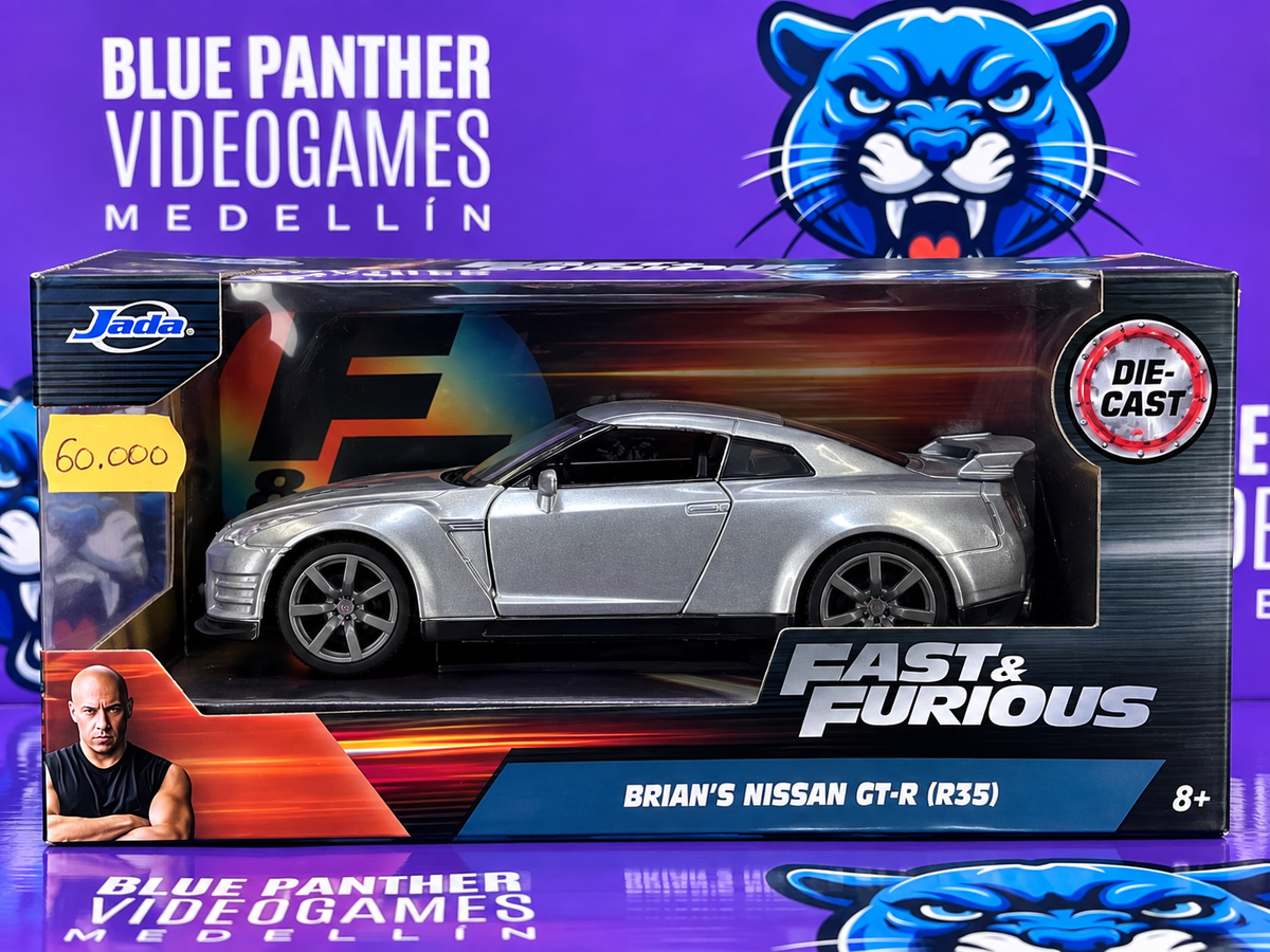Fast & Furious Brian’s Nissan GT-R (R35) | Modelo Die-Cast Jada Toys escala 1/32