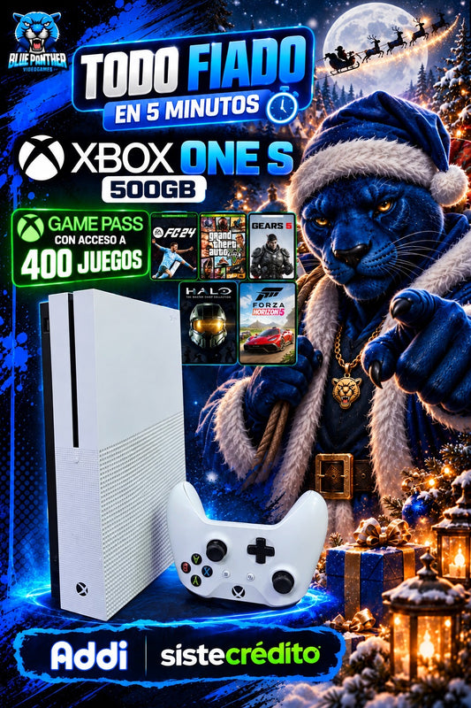 Xbox One S 500GB Usada + 2 meses Game Pass con Más de 400 Juegos