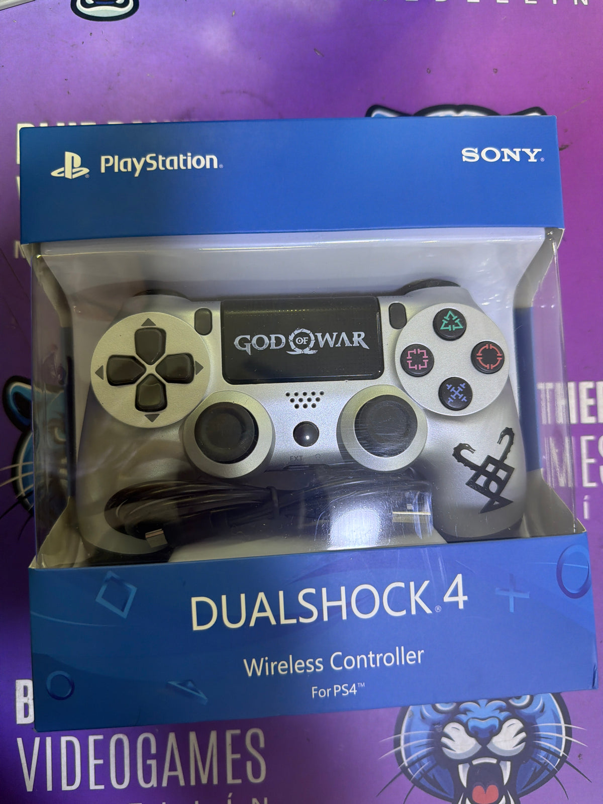 Control Genérico God of war plateado - PlayStation 4