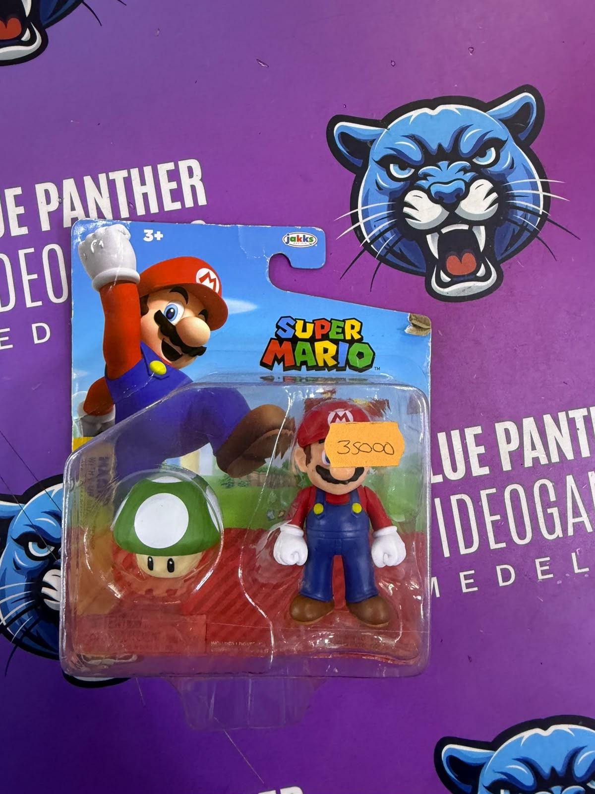 Figura Super Mario – Mario con Hongo Verde