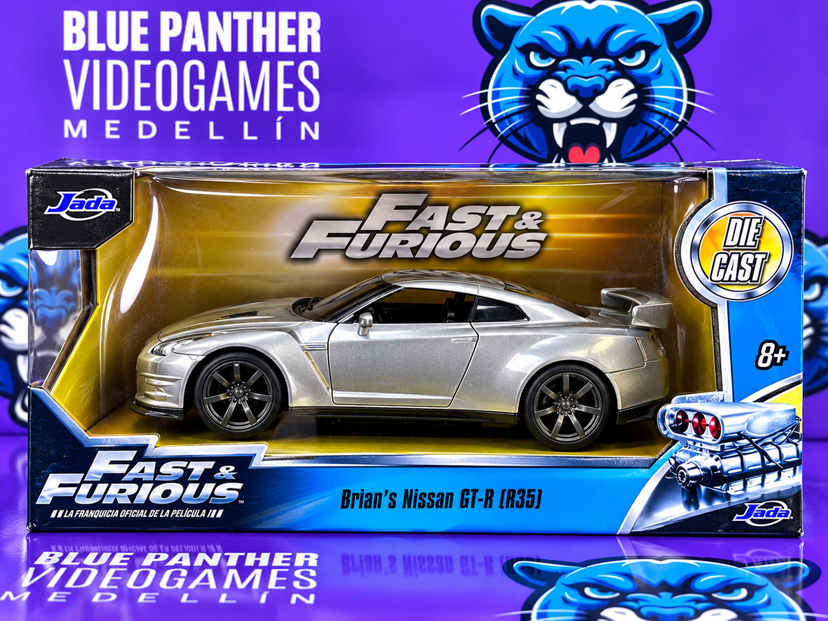 Fast & Furious Brian’s Nissan GT-R (R35) | Modelo Die-Cast Jada Toys escala 1:32