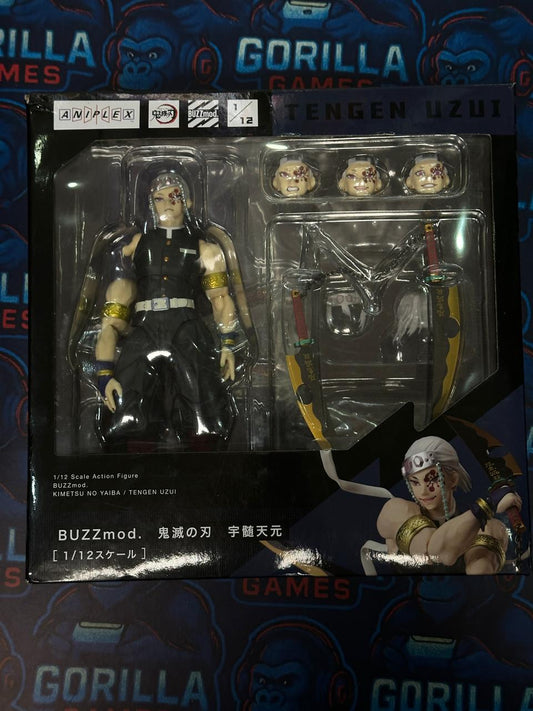 DEMON SLAYER - UZUI Buzzmod original ( detalle pin que une el brazo con el torso partido)
