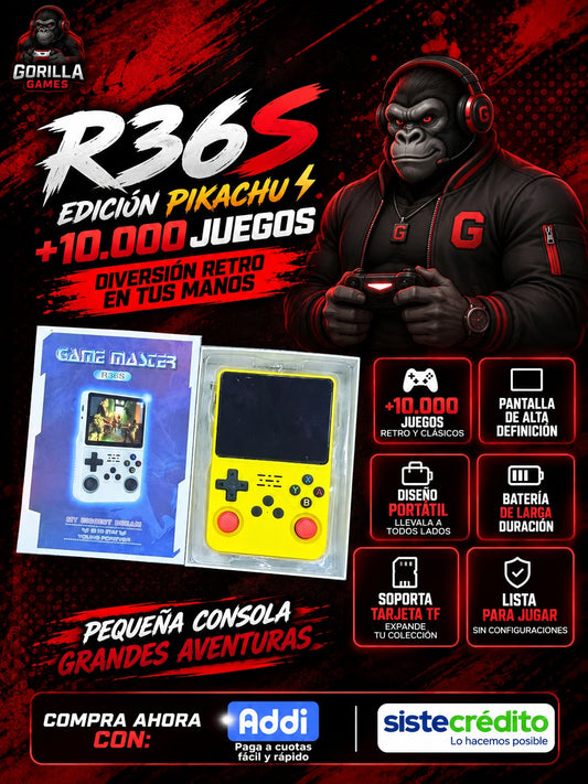 R36S Edition Pikchu