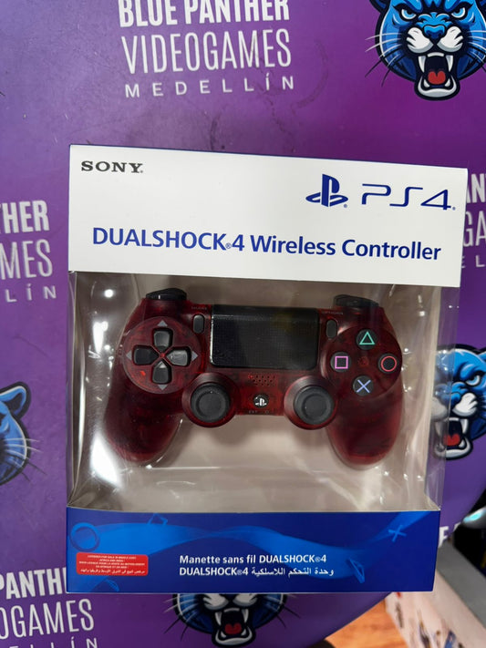 Control Rojo transparente alternativo - PS4