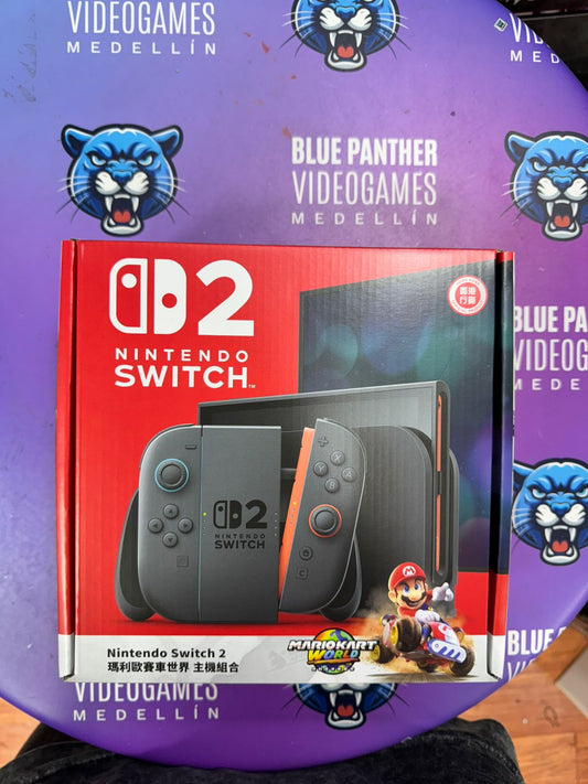Nintendo Switch 2 + Mario Kart World código (Hong Kong)
