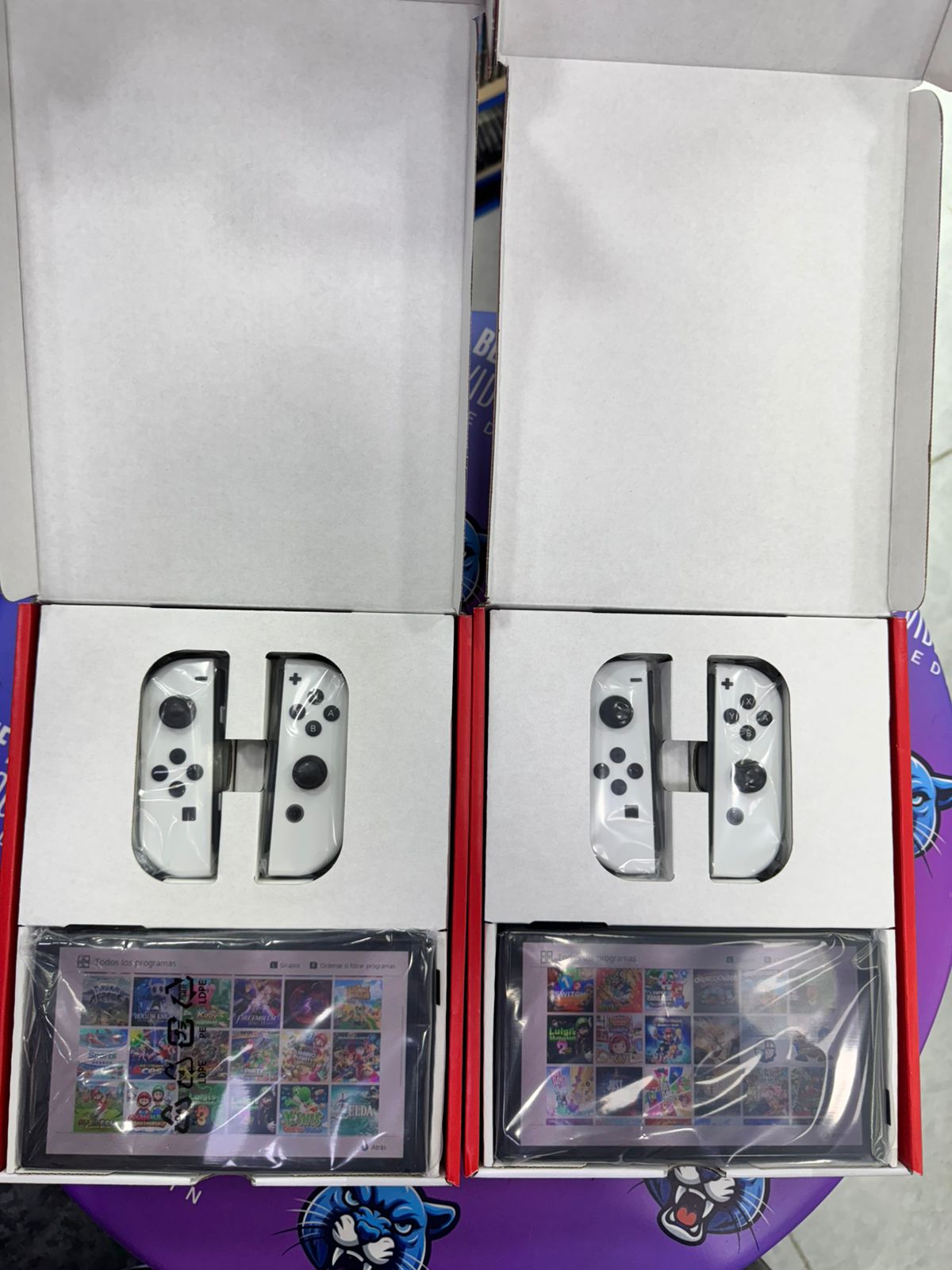 Nintendo Switch Oled nueva con juegos a elección (256GB)