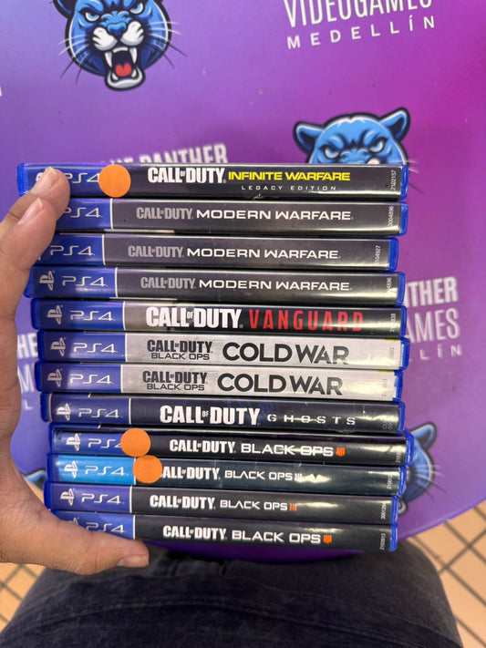 Call Of Duty PS4 desde 65.000 cada uno (no todos tienen ese precio)