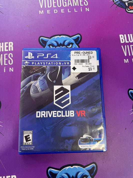Driveclub VR - PS4
