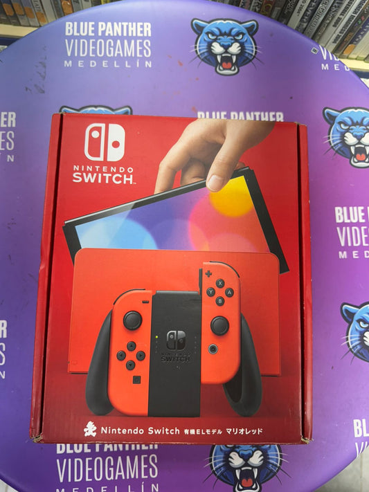 Switch Oled Edición Mario Usada