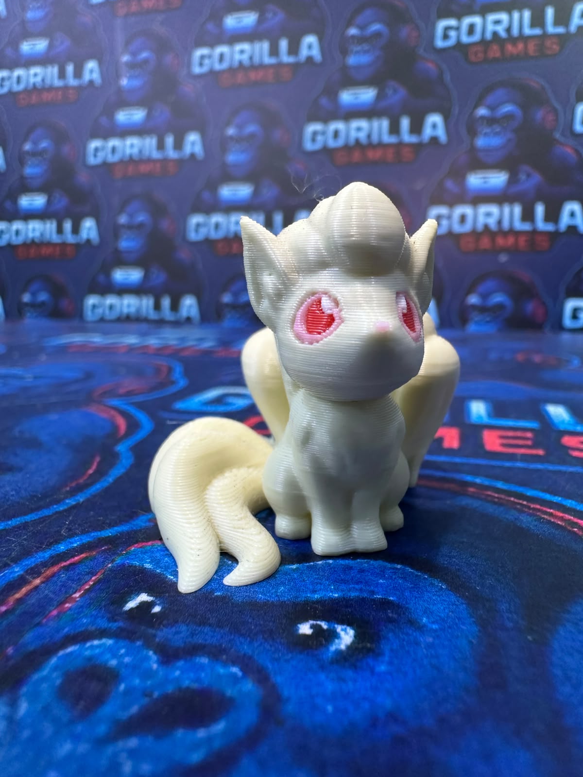 Ninetales figura Pokemon impresa en 3D