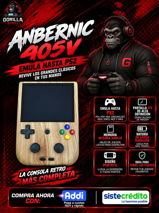 Anbernic 405V diseño veteado