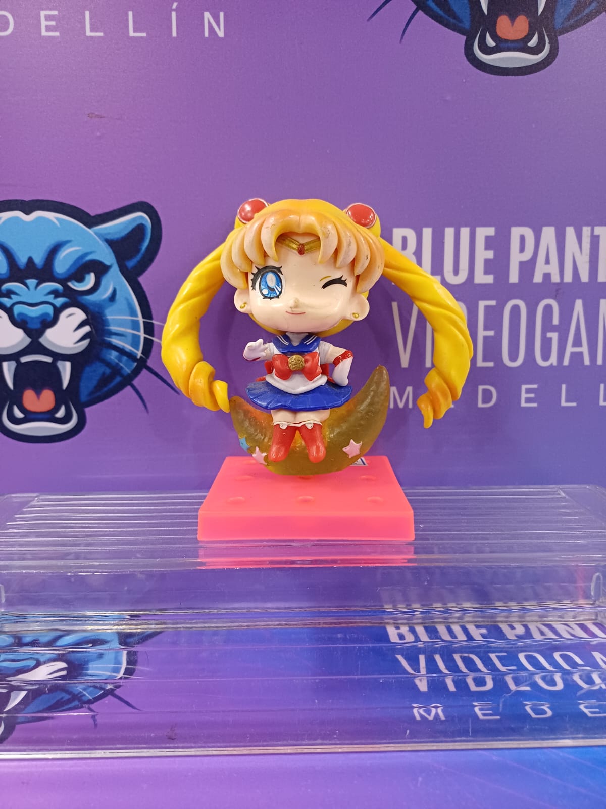 sailor moon base rosada individual