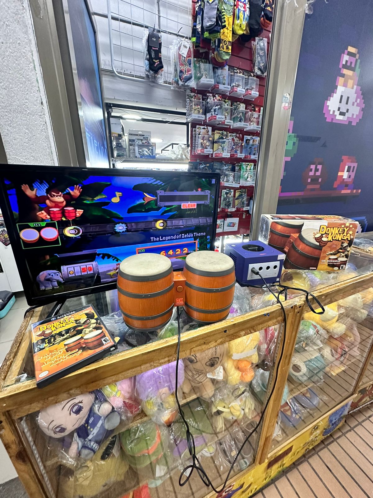 Donkey Konga con juego en caja