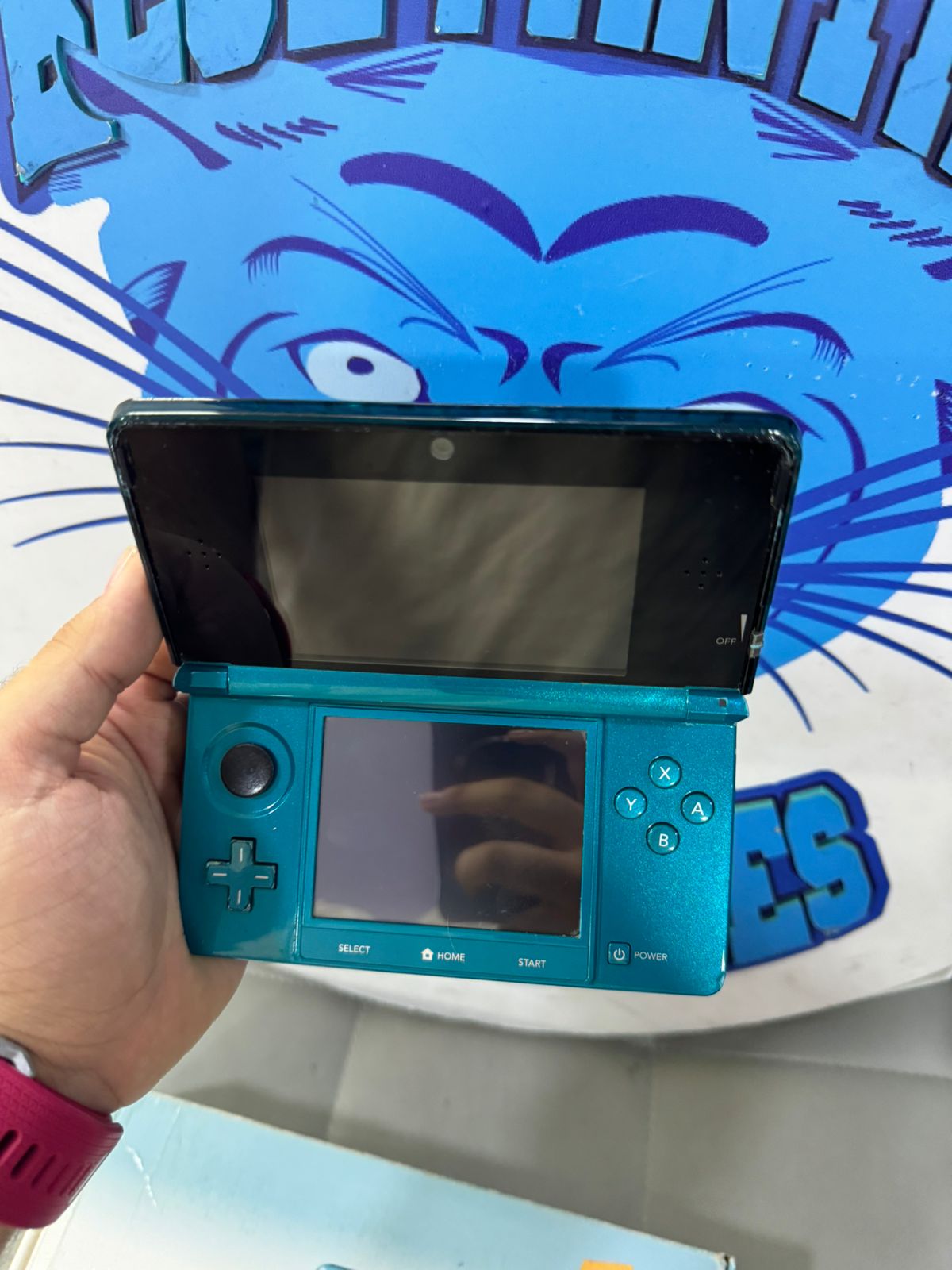 Nintendo 3DS Azul en caja con manuales