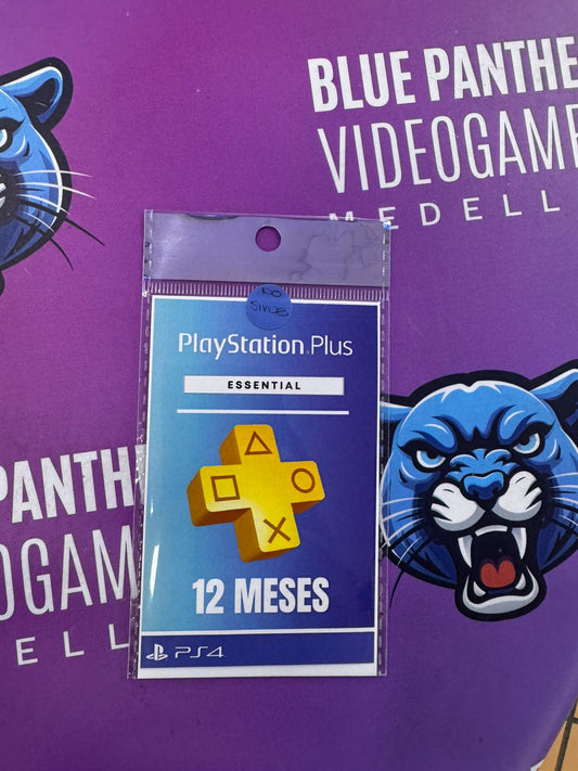PS Plus Essential 12 meses (juegos inglés)