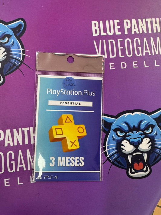 PS Plus Essential 3 meses (juegos inglés)
