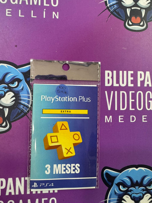 PS Plus Extra 3 meses (juegos inglés)
