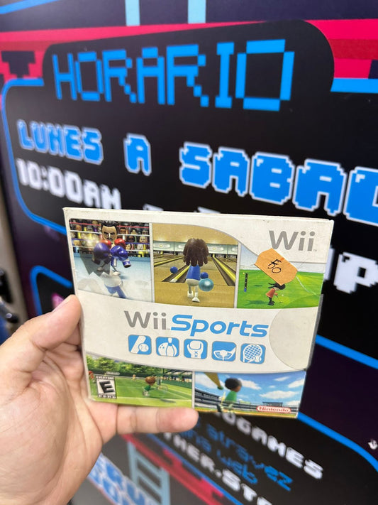 Wii sports caja cartón - Nintendo Wii