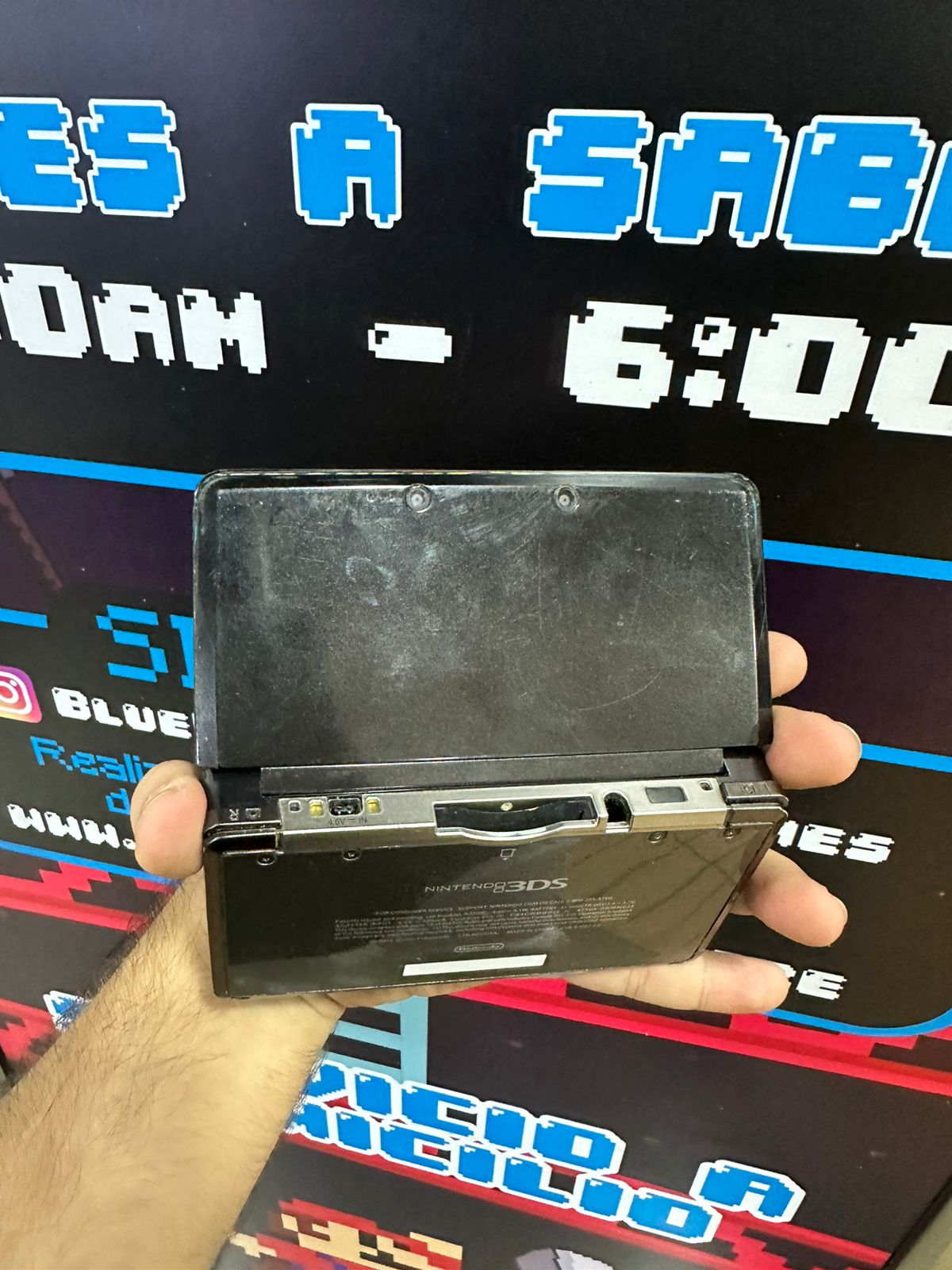 Nintendo 3ds negra old