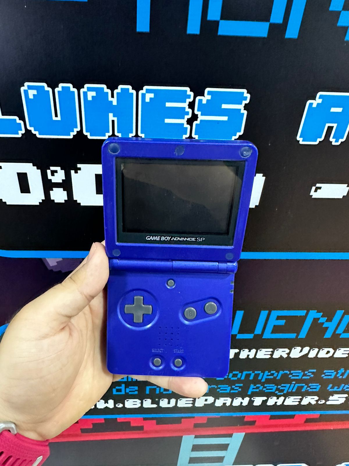 Game boy Sp 001 -Azul – bluepanthervideogames