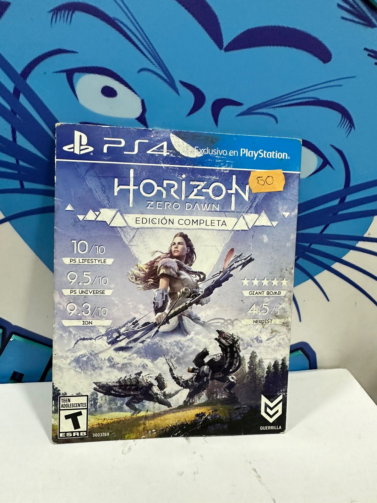 Horizon caja cartón - Playstation 4