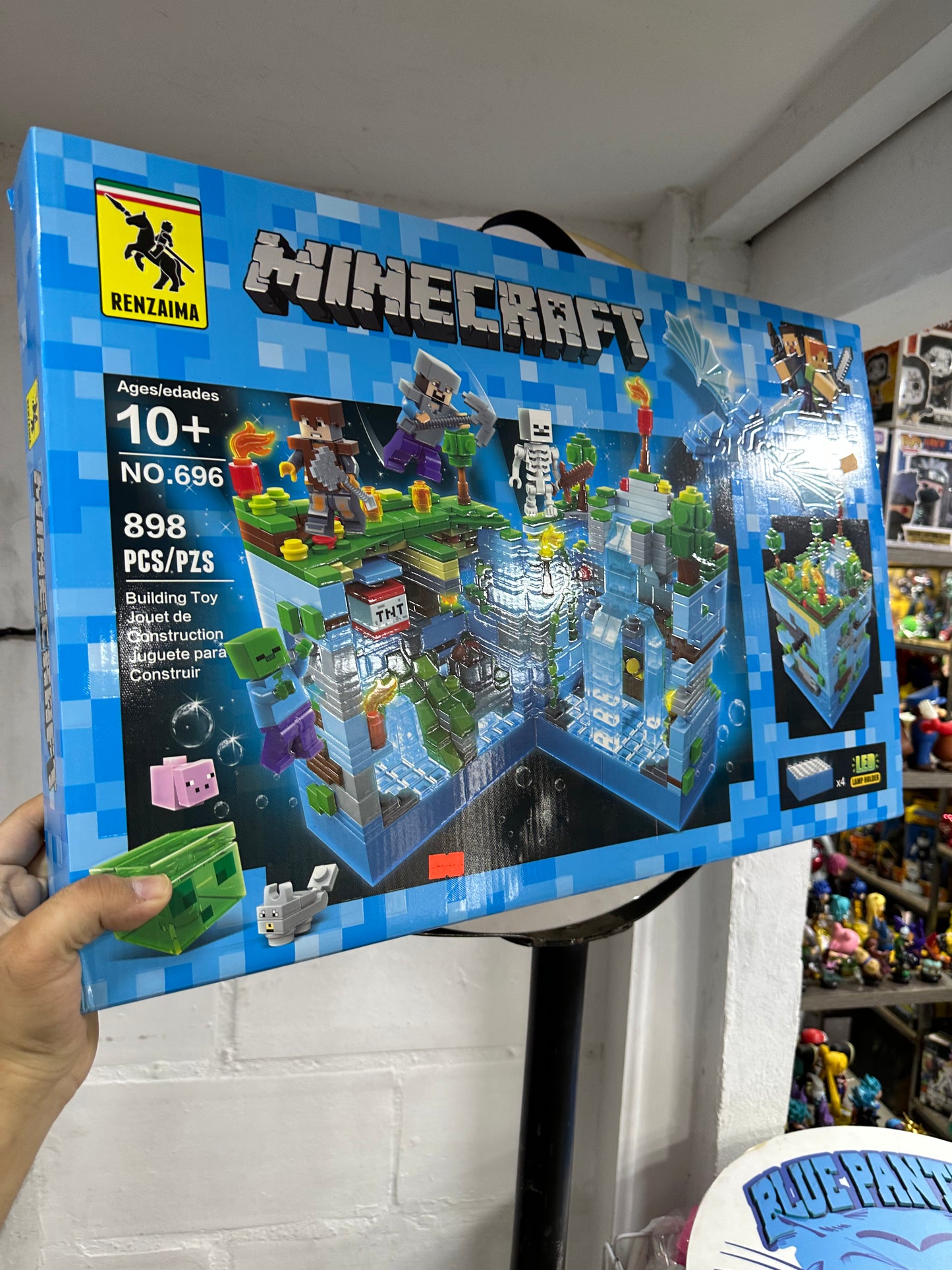 Lego 898 Pcs Minecraft Azul