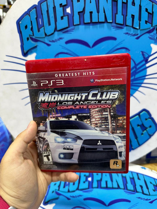 Midnight Club Los Angeles - Playstation 3