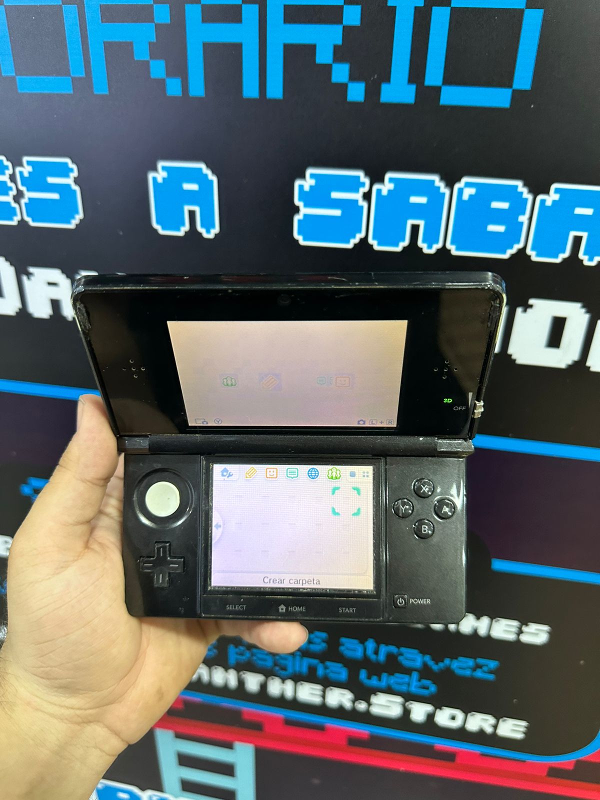 Nintendo 3ds negra old