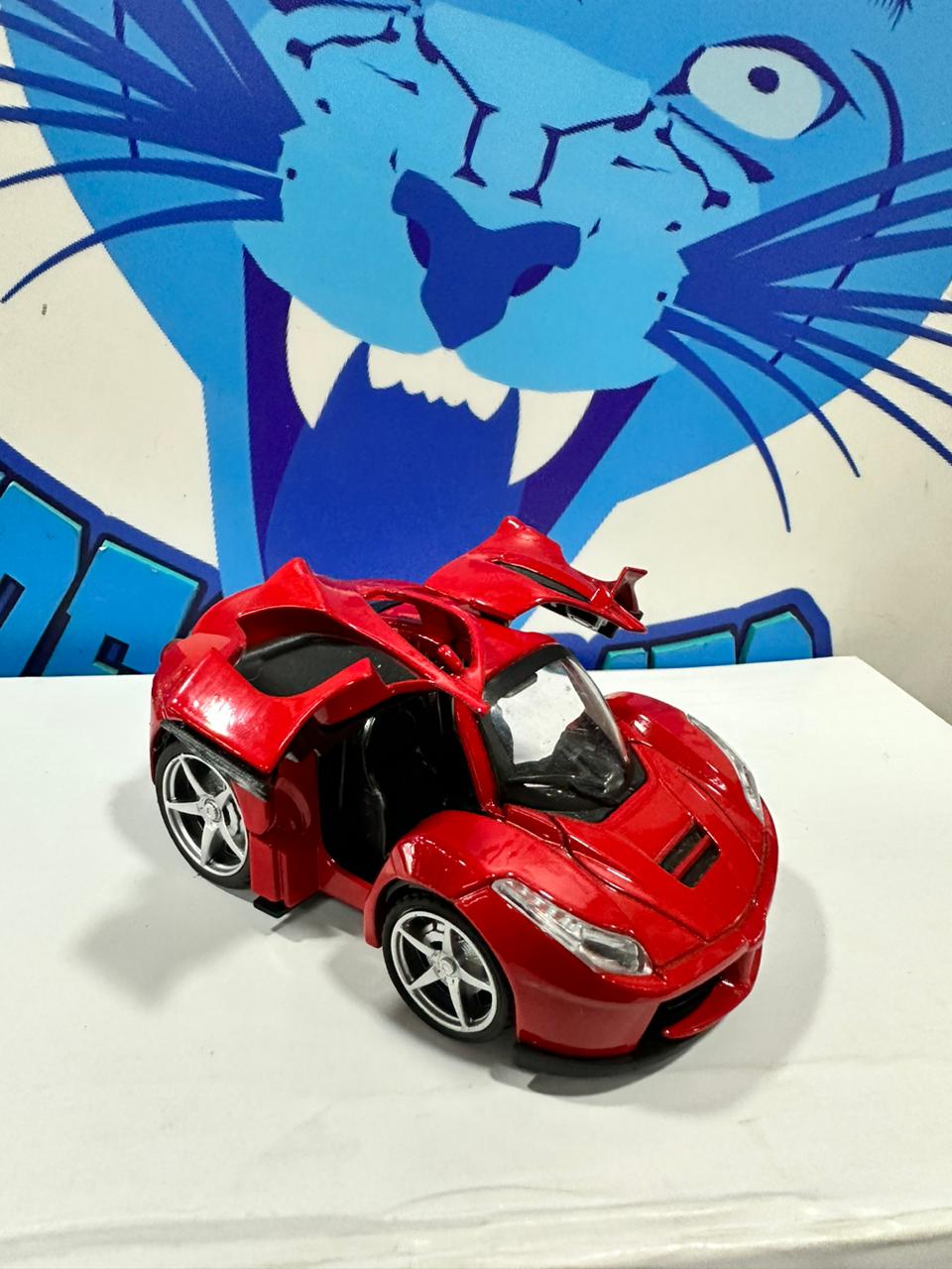 McClaren rojo abre puertas diecast