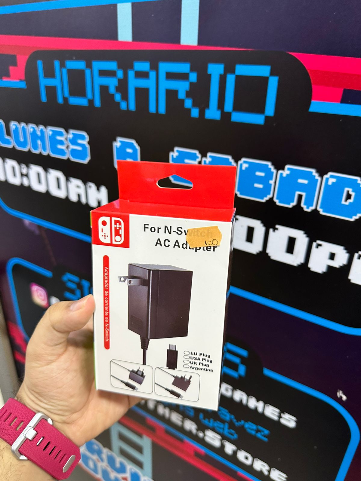 Cargador genérico Switch sirve con dock