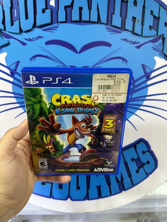 Crash Trilogy -Playstation 4