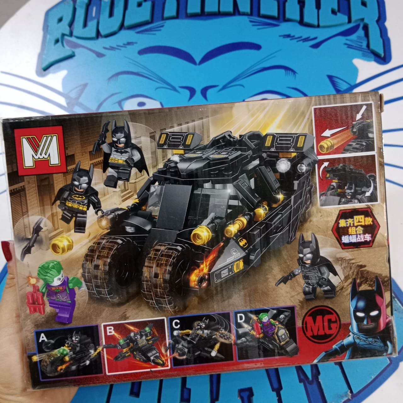 Batman Bat Hero Lego Armable Caja Roja