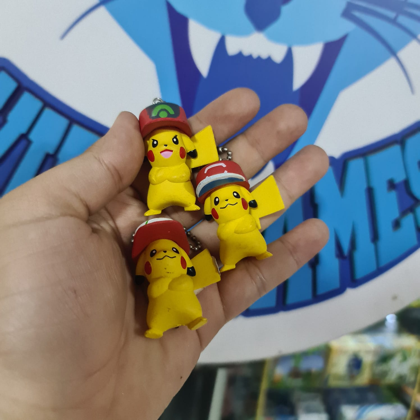 pikachu x7 llavero